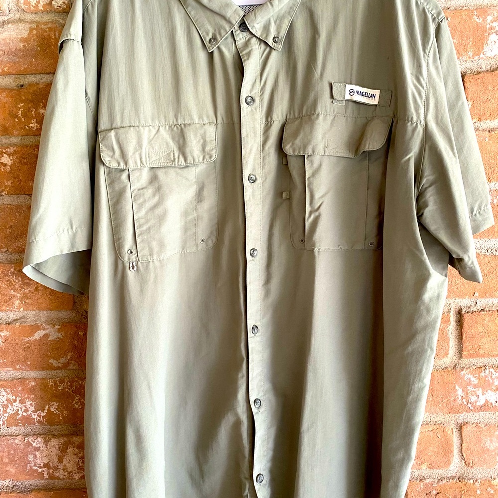 Green Magellan Mens Fishing shirt